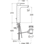 Roca L20 E3: 3+4+5 龍頭套裝 (5A3C09C00+5A0109C02+526319610)